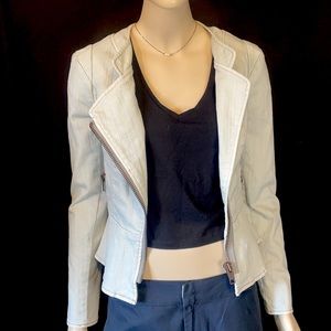 Free People Light Blue Denim Jacket